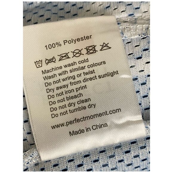 NEW Perfect Moment Star Mesh Zip-Up Ski Jacket in Blue Luxury Activewear XS NWT - Picture 8 of 11